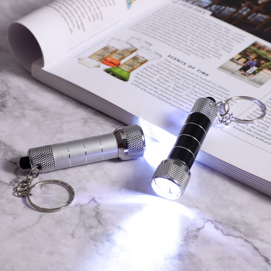 Mini Keychain Flashlight – Portable LED Torch (Aluminum, US Warehouse)
