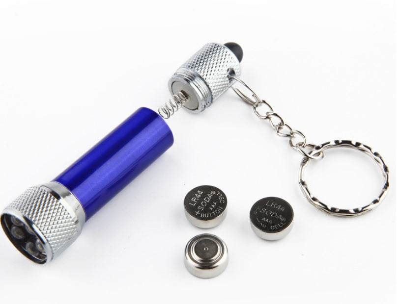 Mini Keychain Flashlight – Portable LED Torch (Aluminum, US Warehouse)