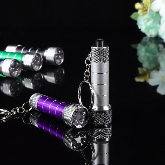 Mini Keychain Flashlight – Portable LED Torch (Aluminum, US Warehouse)